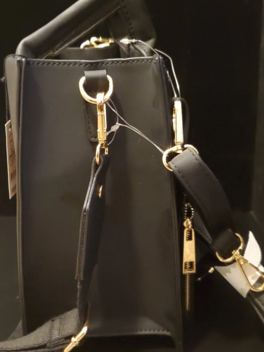 Aldo Daspias Black Satchel Handbag